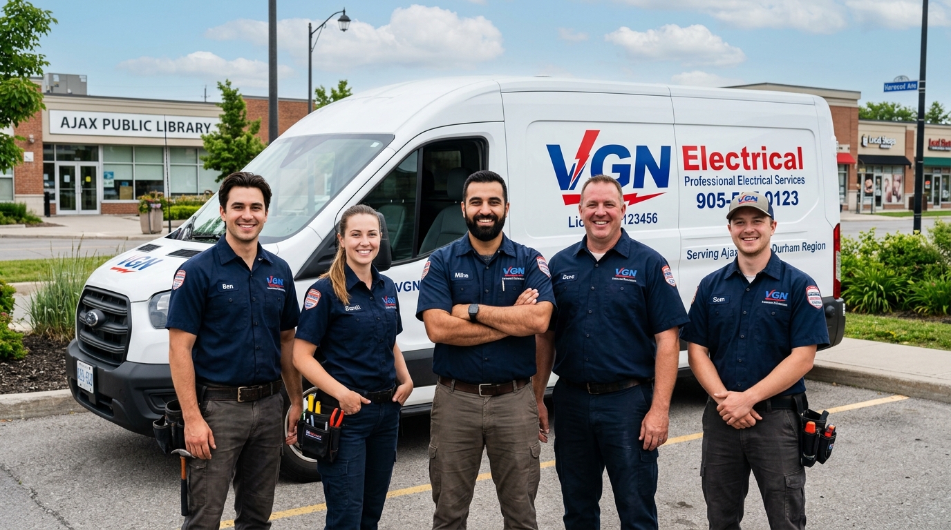Limitless Electrical Contracting team of licensed master electricians in Ajax Ontario